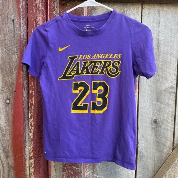 Boys Medium LA Lakers Tshirt Jersey - Picture 1 of 3